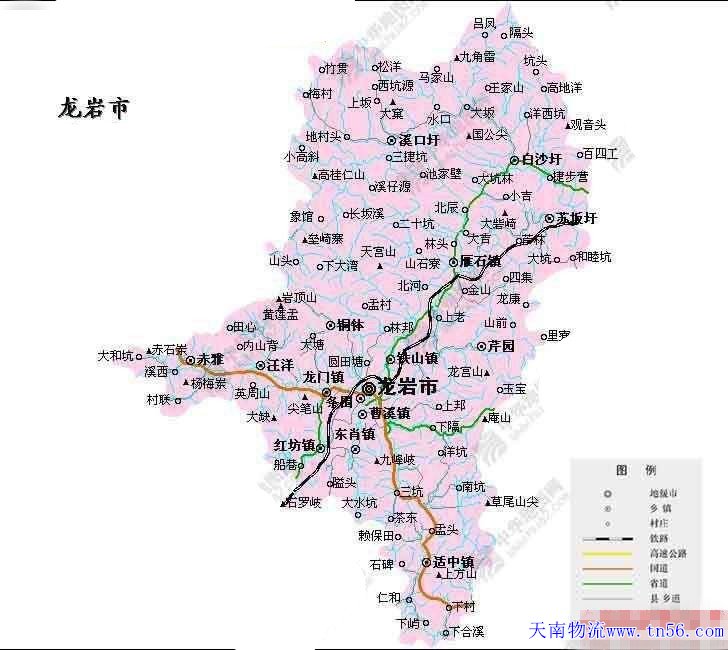 东莞到龙岩市舆图 bcewsrx.cn